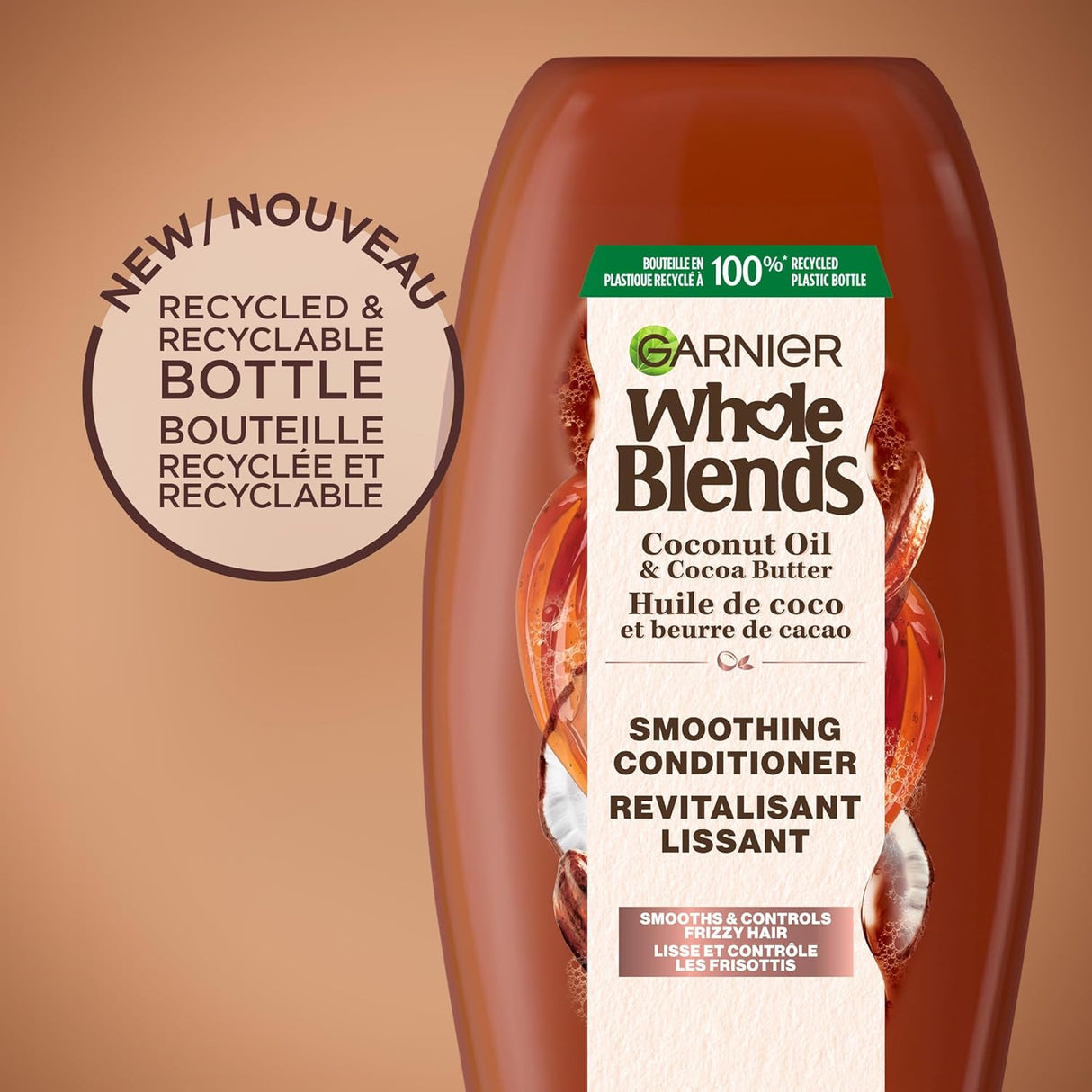 Garnier Whole Blends Conditioner with Coconut Oil & Cocoa Butter, 12.5 oz-603084459353-LR-295886-11-LR eShop