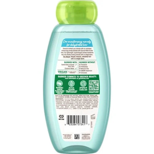 Garnier Whole Blends Moisturizing Shampoo with Coconut Water & Aloe Vera, 12.5 oz-603084573417-LR-361699-6-LR eShop