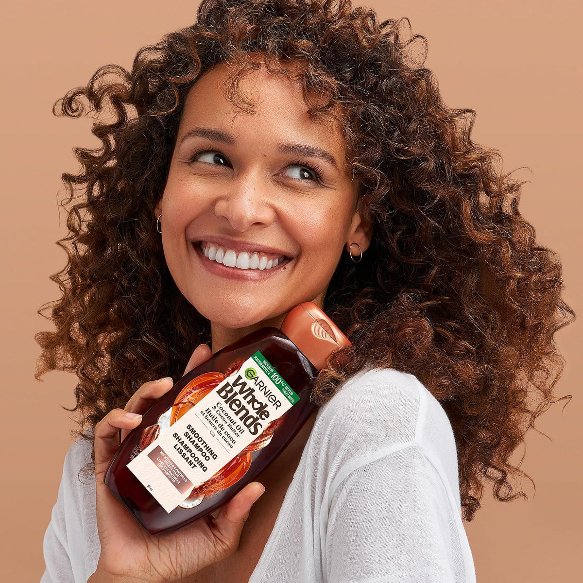Garnier Whole Blends Smoothing Conditioner with Coconut Oil and Cacao Butter Extract, 26.6 oz-603084560721-LR-361696-7-LR eShop