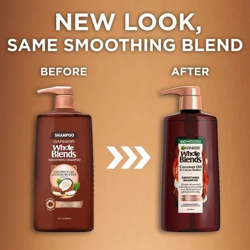 Garnier Whole Blends Whole Blends Smoothing Shampoo, 28 oz-603084560714-LR-361695-3-LR eShop