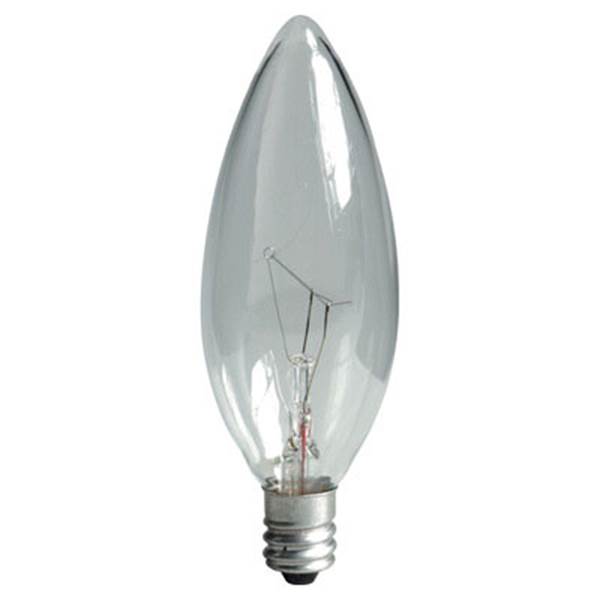 GE Lighting 25W Crystal Clear Multi Use Blunt Tip Chandelier Light Bulb, 2 count-043168749787-LR-226003-2-LR eShop