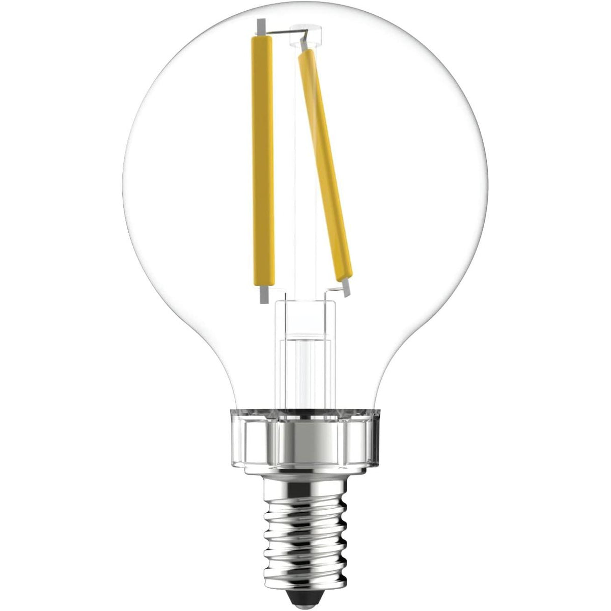 GE Lighting LED Candelabra Base Decorative 40 Watt, Soft White - Globe Bulbs, 2 Count-043168245357-LR-348622-2-LR eShop