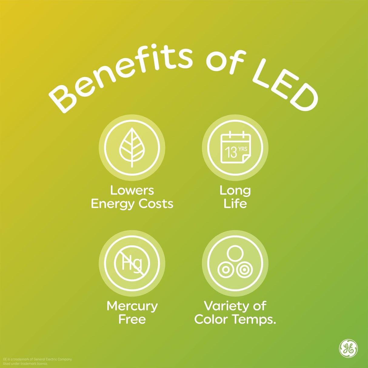 GE Lighting LED Candelabra Base Decorative 40 Watt, Soft White - Globe Bulbs, 2 Count-043168245357-LR-348622-5-LR eShop