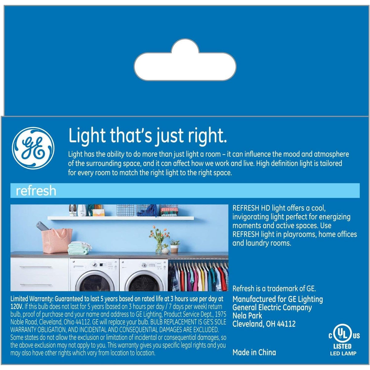 GE Lighting Refresh LED Light Bulbs, 40 Watt, Daylight, G16.5 Globe Bulbs, Small Base, 2 Pack-043168457101-LR-348625-3-LR eShop