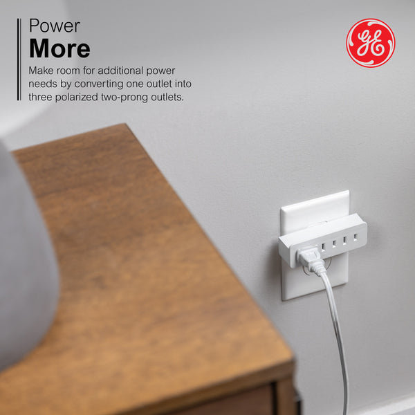 GE Polarized 3-Outlet Wall Tap - White-043180580931-LR-226112-4-LR eShop