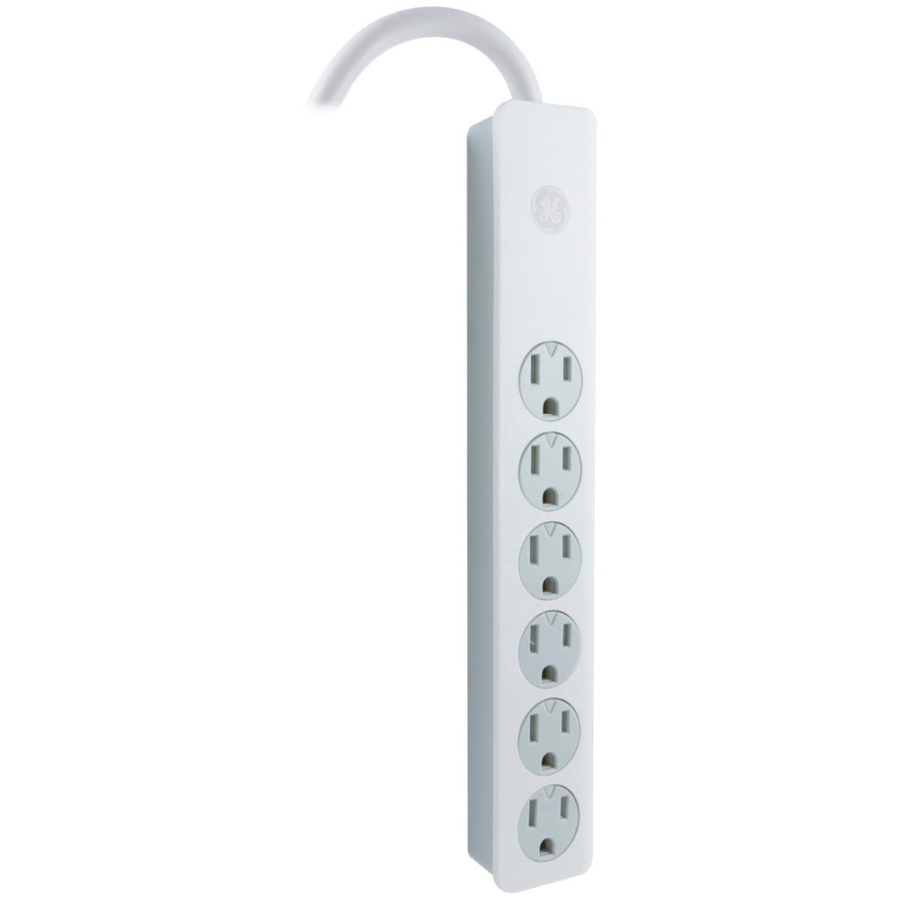 GE Surge Protector with Twist-to-Close Safety Outlets - White, 2 feet-030878336567-LR-316067-3-LR eShop