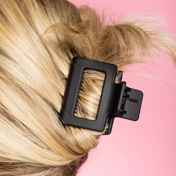 GIMME Fine Hair Square Extra Grip Claw Clip - Tan and Black, 2 count-843370080292-LR-361071-4-LR eShop