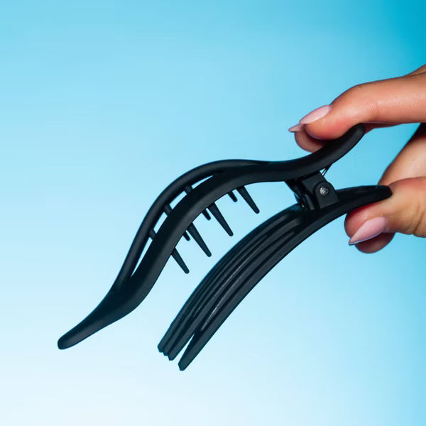 GIMME Medium Hair Oval Lay-Flat Claw Clip - Black and Tortoise, 2 count-843370078725-LR-361069-3-LR eShop