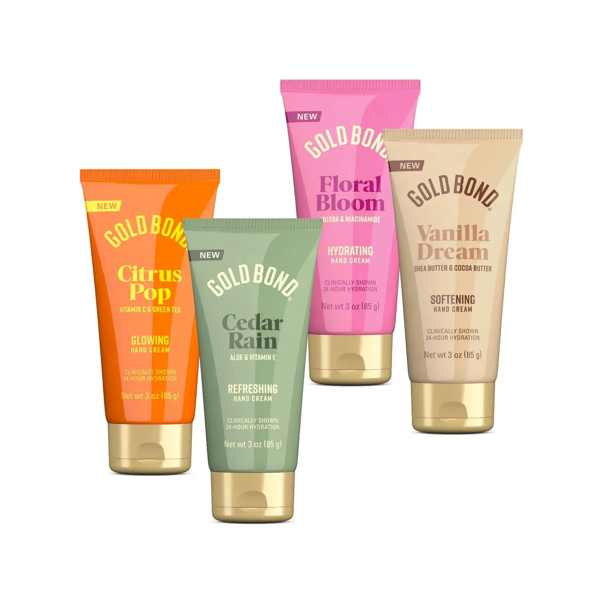 Gold Bond Floral Bloom Hydrating Hand Cream, 24-Hour Hydration, 3 oz-041167042106-LR-363873-11-LR eShop