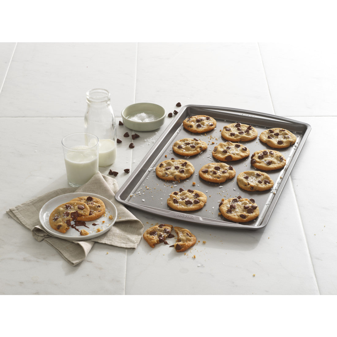 Good Cook Medium Nonstick Cookie Sheet, 15" x 10"-076753040211-LR-232687-4-LR eShop