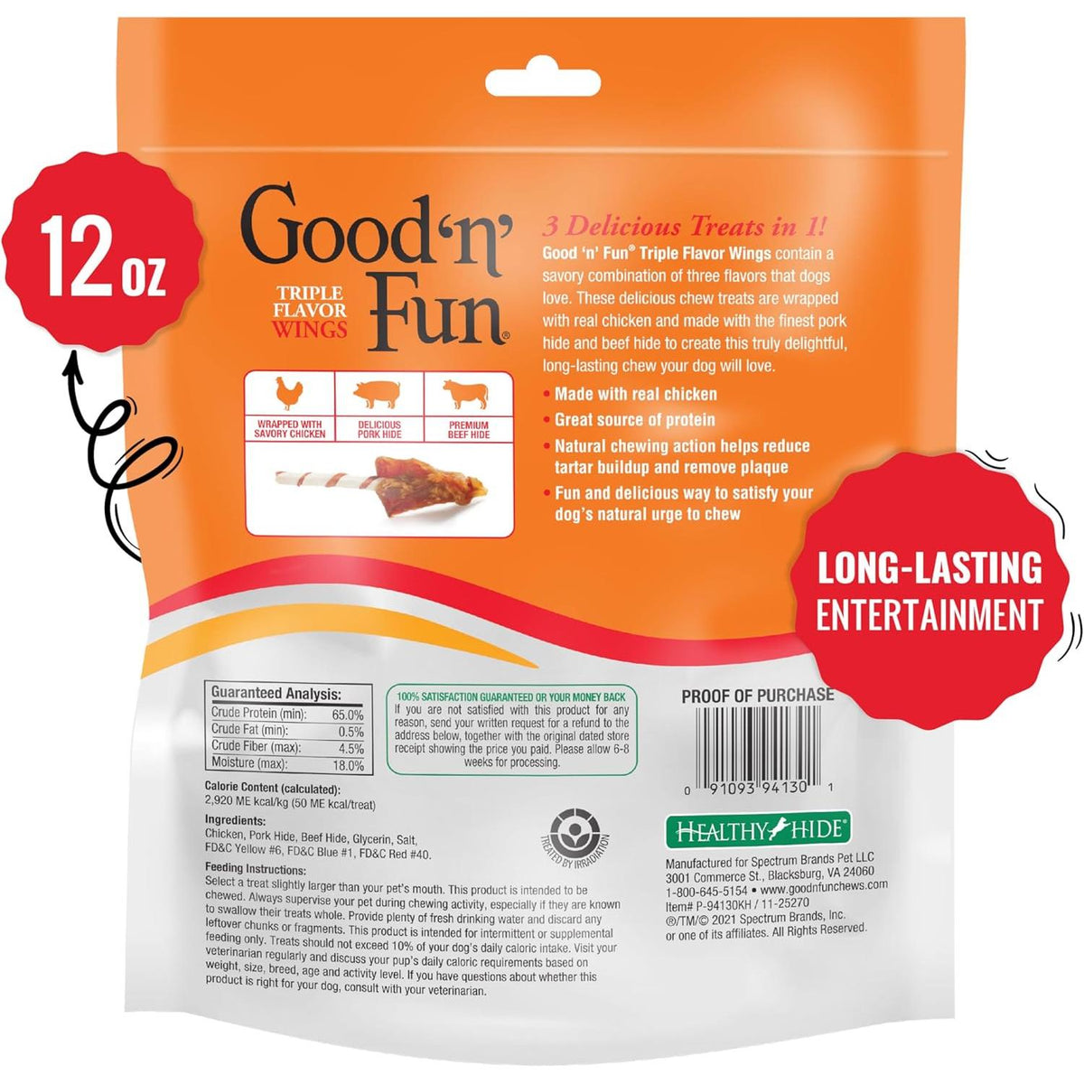 Good ‘n’ Fun Gourmet Triple Flavor Wings Chews, 12 oz-091093941301-LR-330429-2-LR eShop