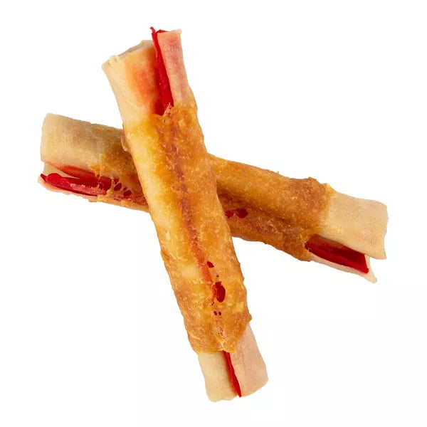 Good 'n' Fun Triple Flavor Rolls Rawhide with Pork, Beef and Chicken Flavor Dog Treats, 6 count-091093942445-LR-348540-4-LR eShop