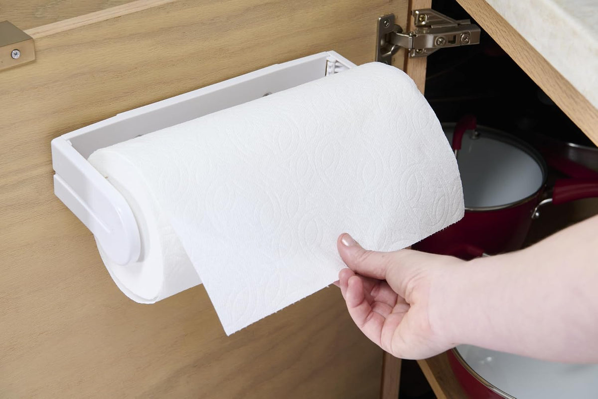 goodcook Deluxe Wall Mount Paper Towel Holder - White-076753219846-LR-225913-6-LR eShop