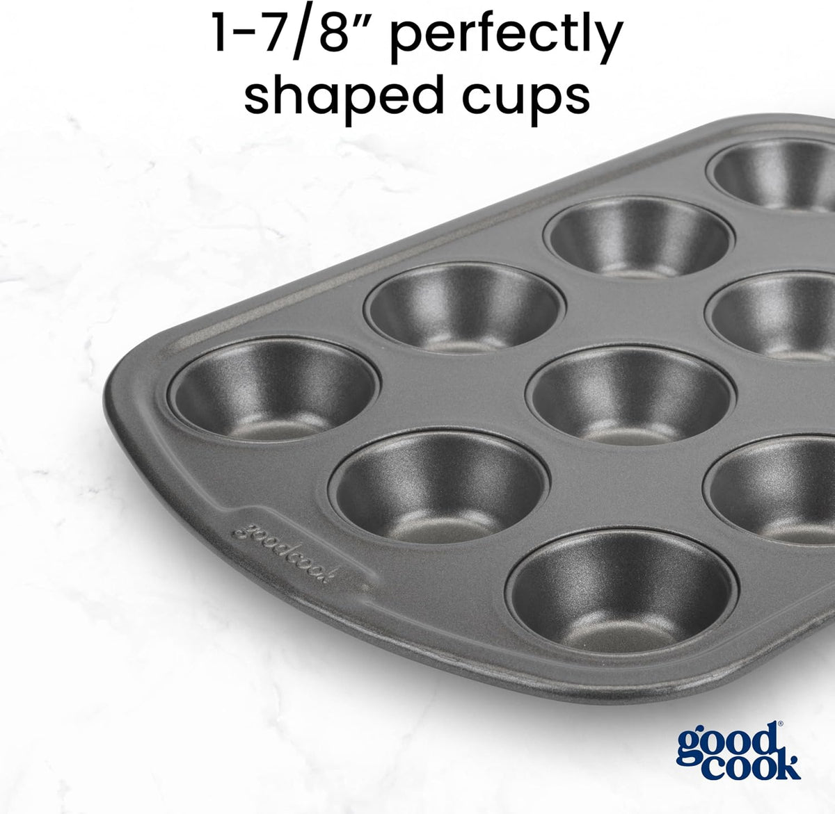 goodcook Everyday Mini Muffin Pan, 12-Cup-076753040327-LR-222099-4-LR eShop