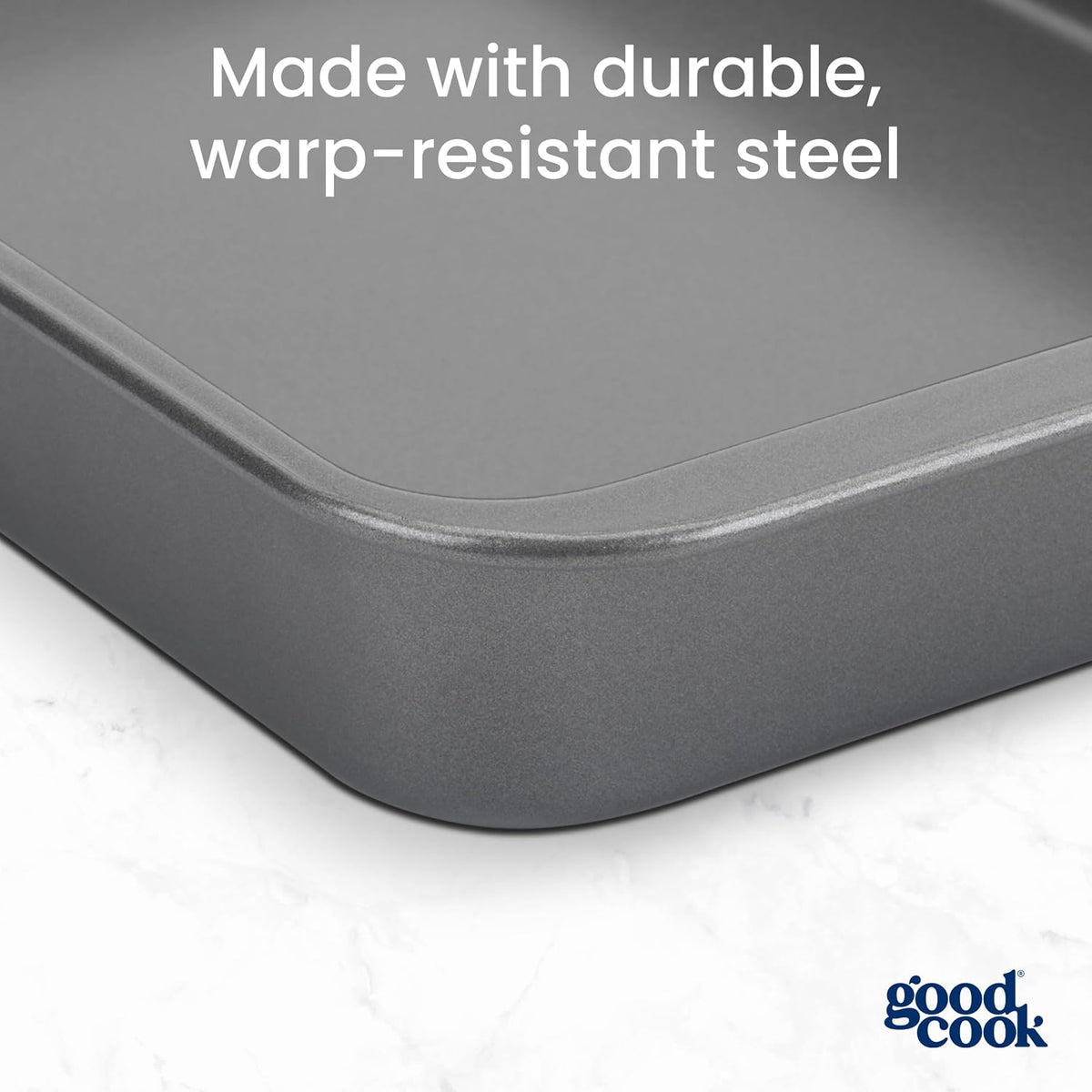 goodcook Everyday Nonstick Steel Oblong Pan with Lid, 9" X 13"-076753040099-LR-222020-6-LR eShop