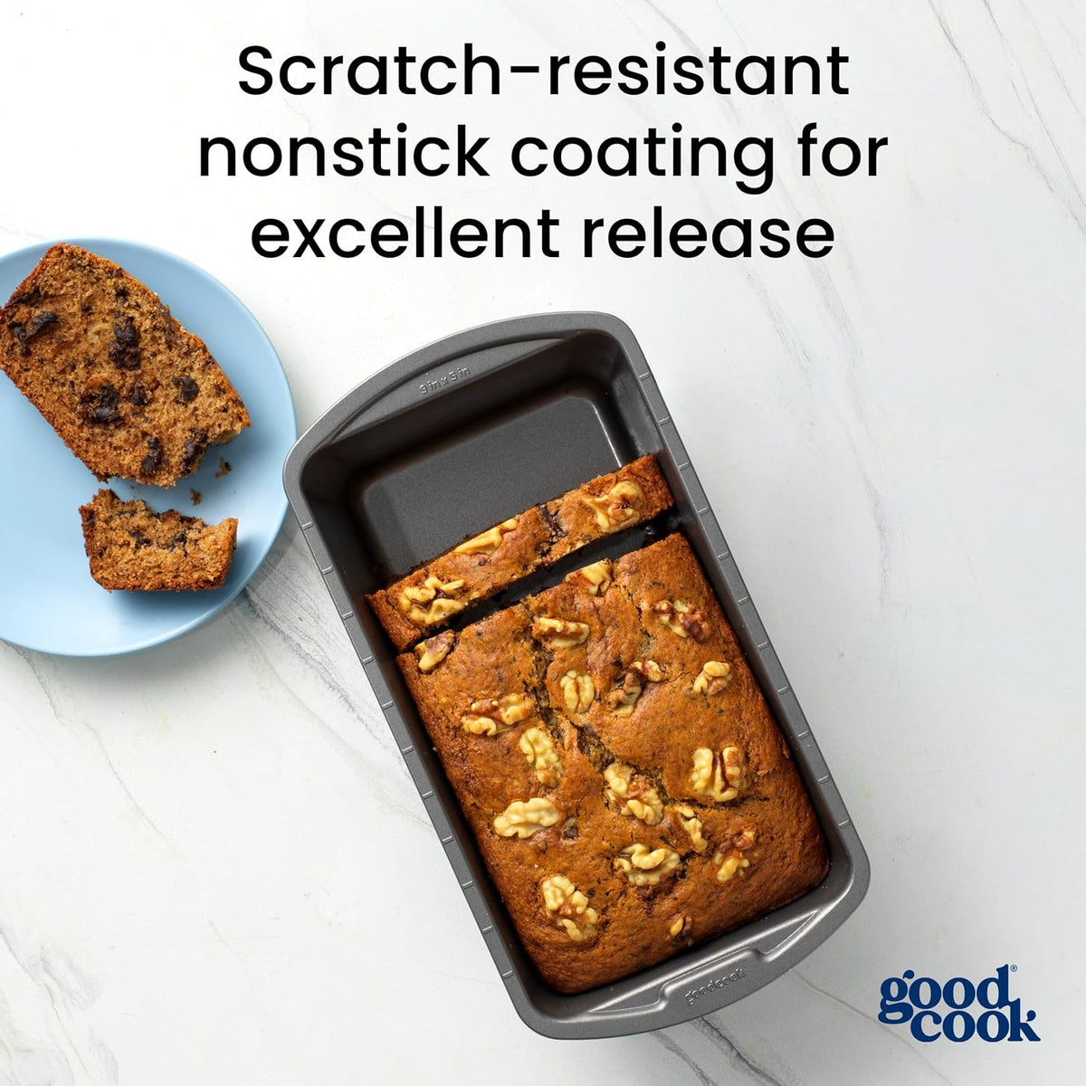 goodcook Nonstick Loaf Pan, 9" X 5"-076753040266-LR-222107-5-LR eShop