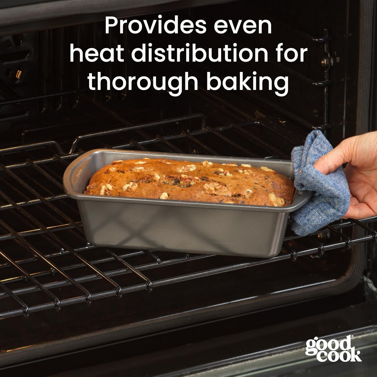 goodcook Nonstick Loaf Pan, 9" X 5"-076753040266-LR-222107-7-LR eShop