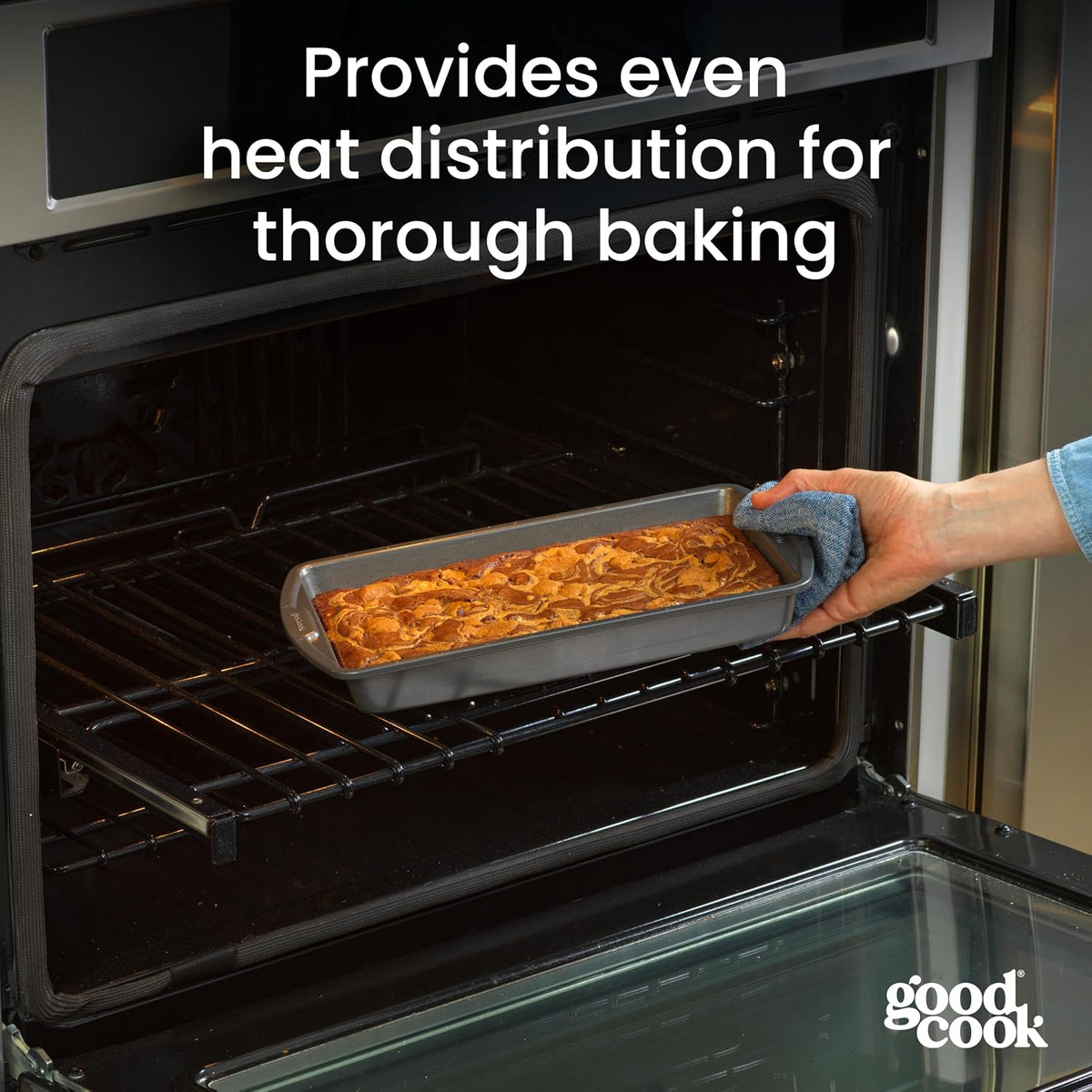 goodcook Premium Bakeware Brownie & Biscuit Pan, 11" X 7"-076753040129-LR-222055-8-LR eShop