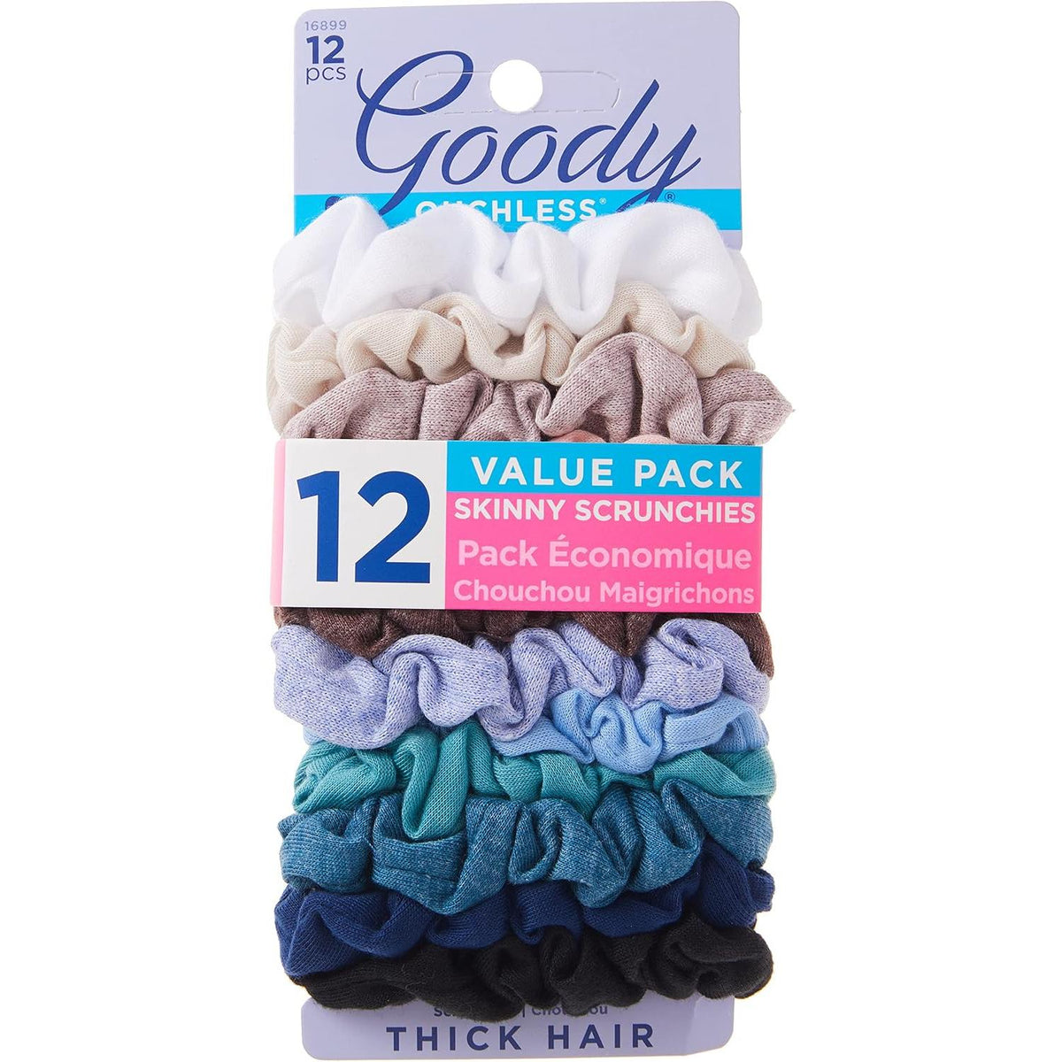Goody Ouchless Value Pack Heather Scrunchies, 12 count-041457168998-LR-331910-1-LR eShop