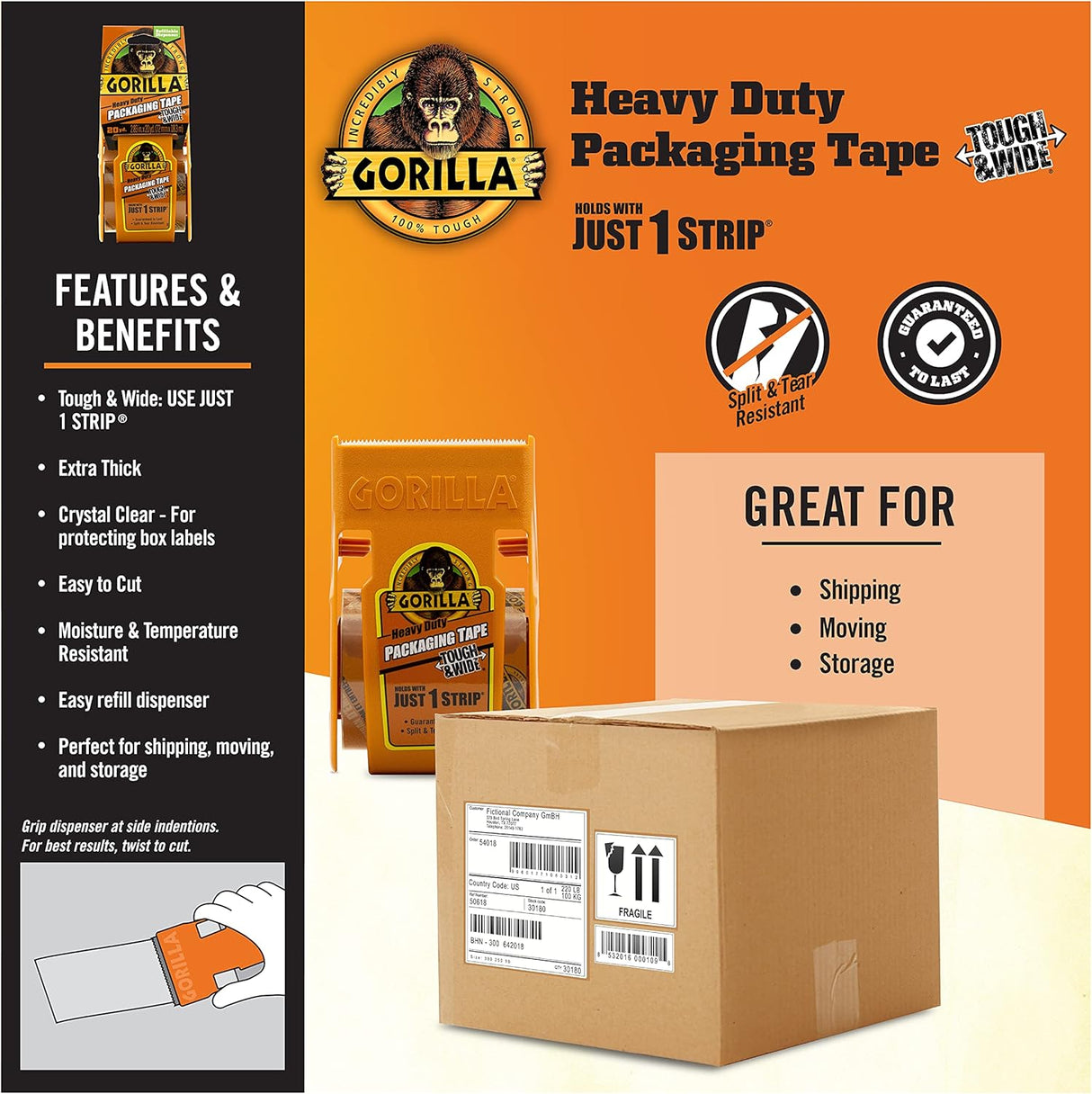 Gorilla Glue Packing Tape Tough & Wide with Dispenser-052427602008-LR-348296-4-LR eShop