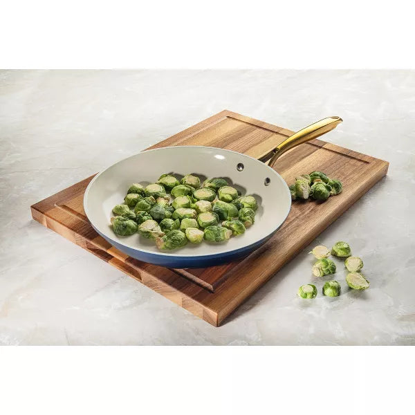 Gotham Steel Navy 10'' Ultra Nonstick Ceramic Fry Pan with Stay Cool Handle-080313018374-LR-357270-3-LR eShop