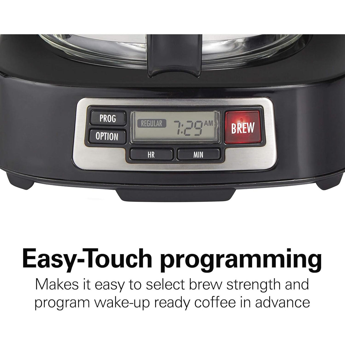 Hamilton Beach Mini Electric Drip Coffee Maker - Black, 5 cups-040094461110-LR-346256-10-LR eShop