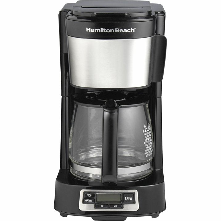 Hamilton Beach Mini Electric Drip Coffee Maker - Black, 5 cups-040094461110-LR-346256-3-LR eShop
