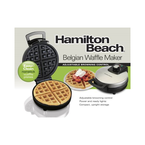 Hamilton Beach Stainless Steel Belgian Waffle Maker-040094260805-LR-346132-1-LR eShop