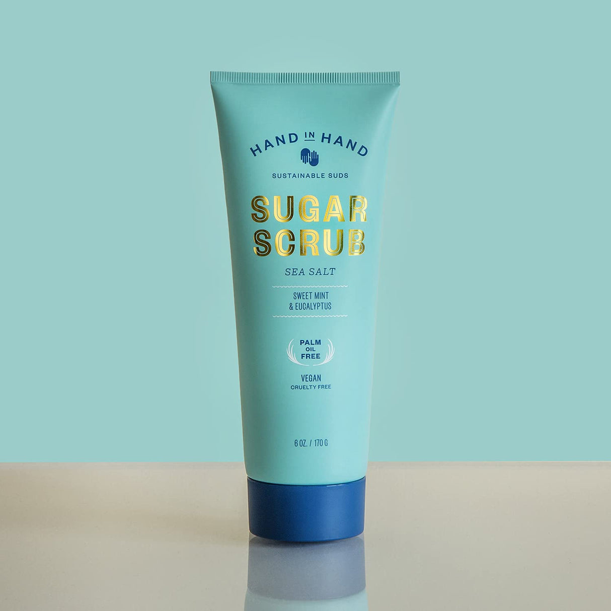 HAND IN HAND Gentle Exfoliation Sugar Scrub - Sea Salt, 9 oz-810058840189-LR-349923-2-LR eShop