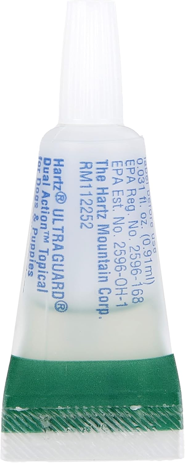Hartz UltraGuard Dual Action Topical Flea & Tick Treatment for Dogs and Puppies - 0-14 lbs, 3 Monthly Treatments-032700156480-LR-316676-3-LR eShop