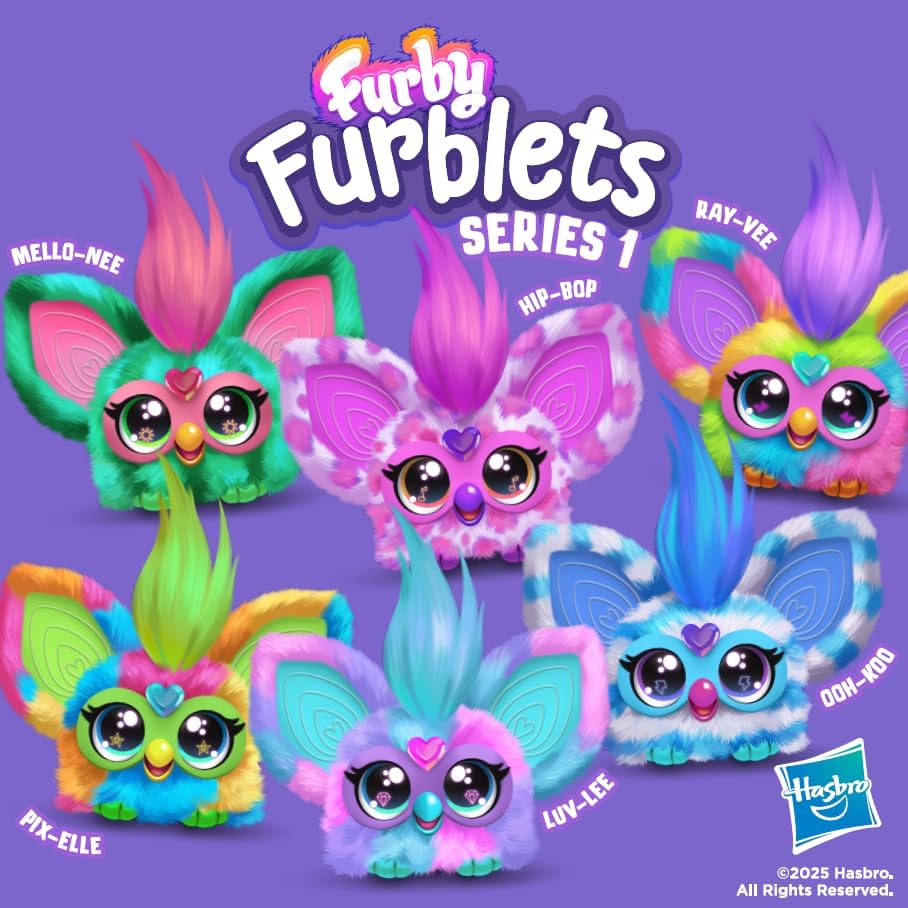 Hasbro Furby Furblets Mini Electronic Plush Toy - Assorted-LR-354115-3-LR eShop