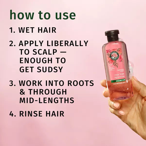 Herbal Essences Travel Size Smooth Shampoo with Rose Hips & Jojoba Extracts, 3.38 oz-190679007063-LR-351329-7-LR eShop