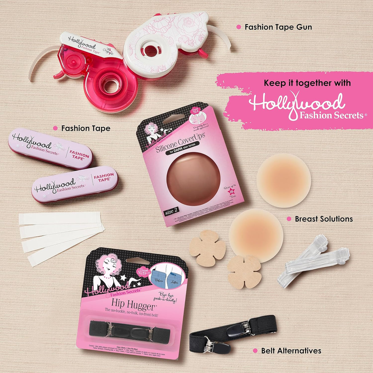 Hollywood Fashion Secrets Fashion Tape Strips, 36 count-816431004681-LR-307501-7-LR eShop