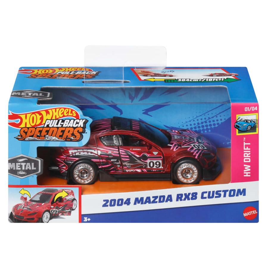 Hot Wheels Pull-Back Speeders Toy Car - Assorted-194735255177-LR-363482-3-LR eShop