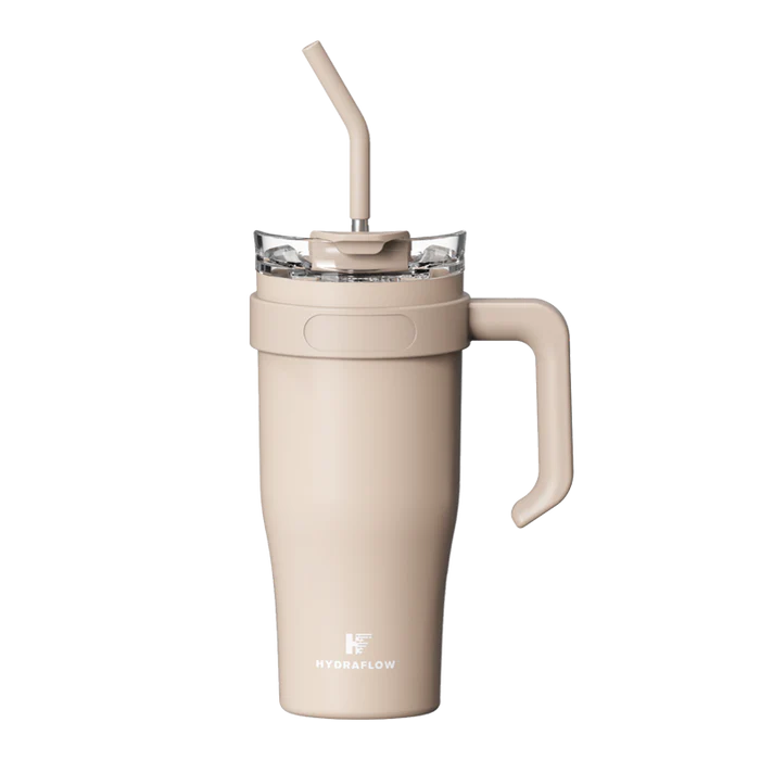 HYDRAFLOW Capri Tumbler with Handle, 30 oz - Sand-197549316584-LR-356170-1-LR eShop