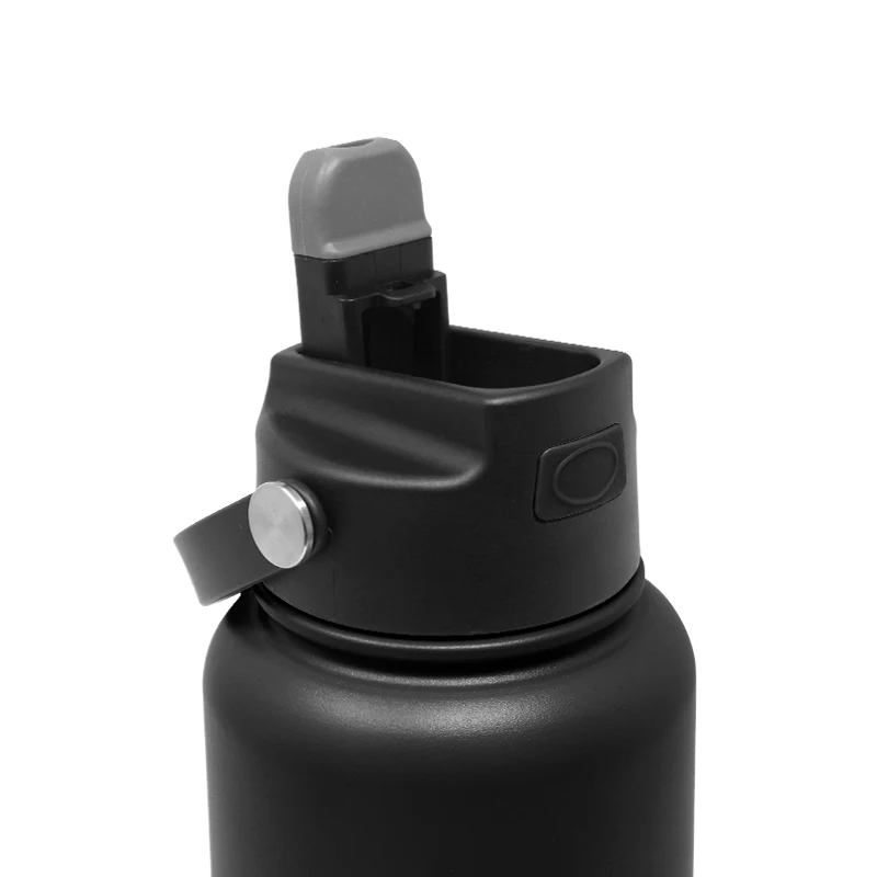 HYDRAFLOW Hybrid Bottle with Pop Up Straw, 34 oz - Black-840034218053-LR-356186-2-LR eShop