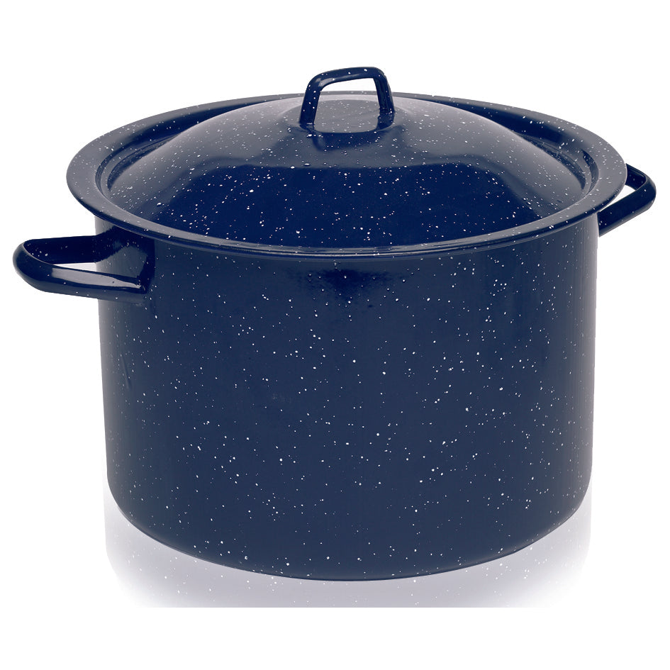 Imusa Blue Enamel Stock Pot with Lid, 12 Quart-094046100619-LR-276790-1-LR eShop