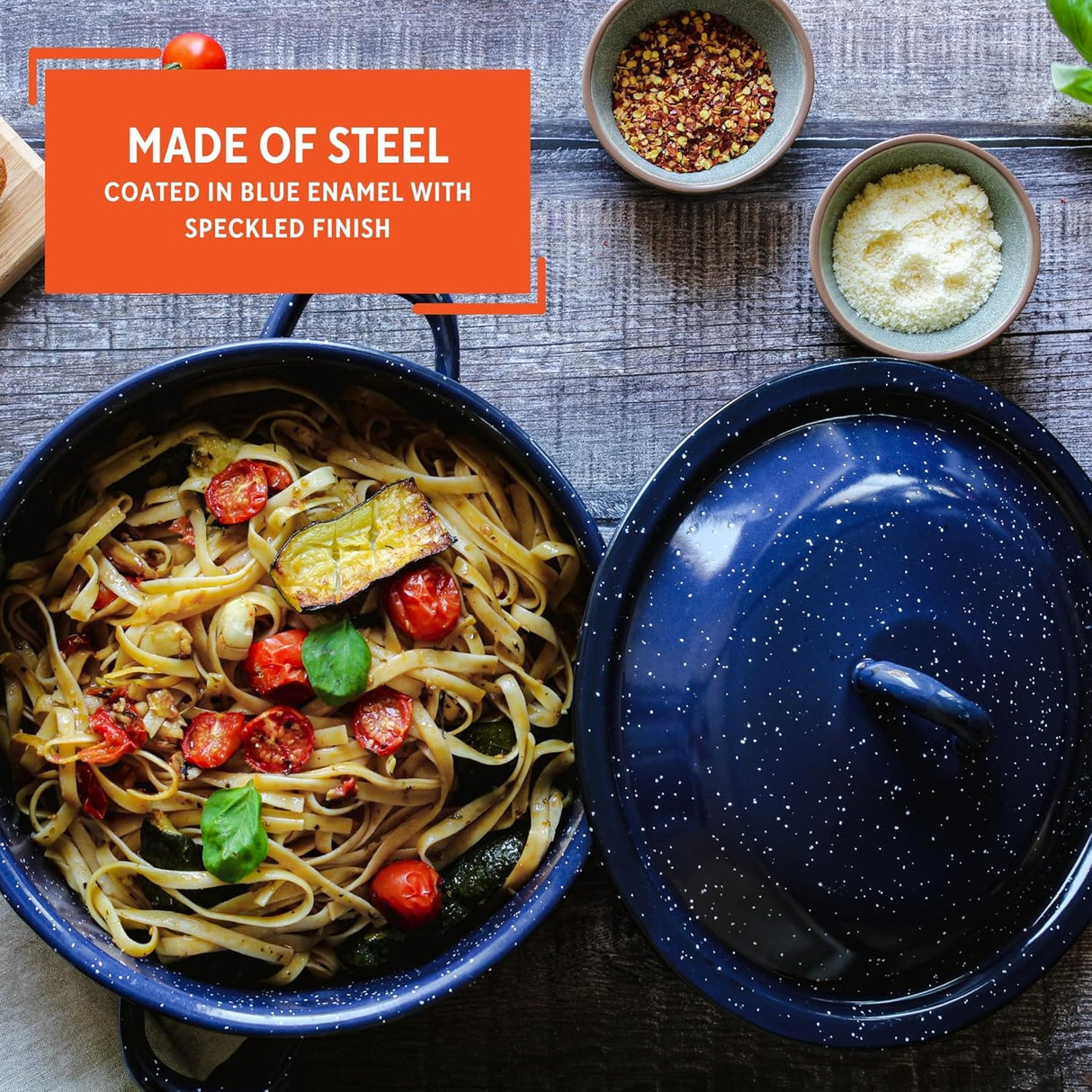 Imusa Blue Enamel Stock Pot with Lid, 12 Quart-094046100619-LR-276790-3-LR eShop