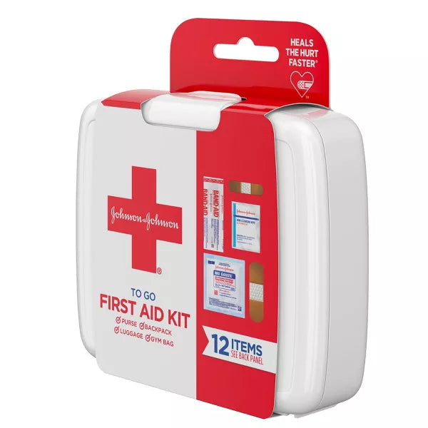 Johnson & Johnson First Aid To Go! Portable Mini Travel Kit, 12 pieces-381370082958-LR-355229-2-LR eShop