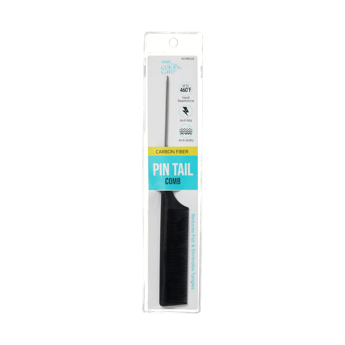 KISS Colors & Care Professional Carbon Fiber Pin Tail Parting Comb-731509772210-LR-354817-1-LR eShop