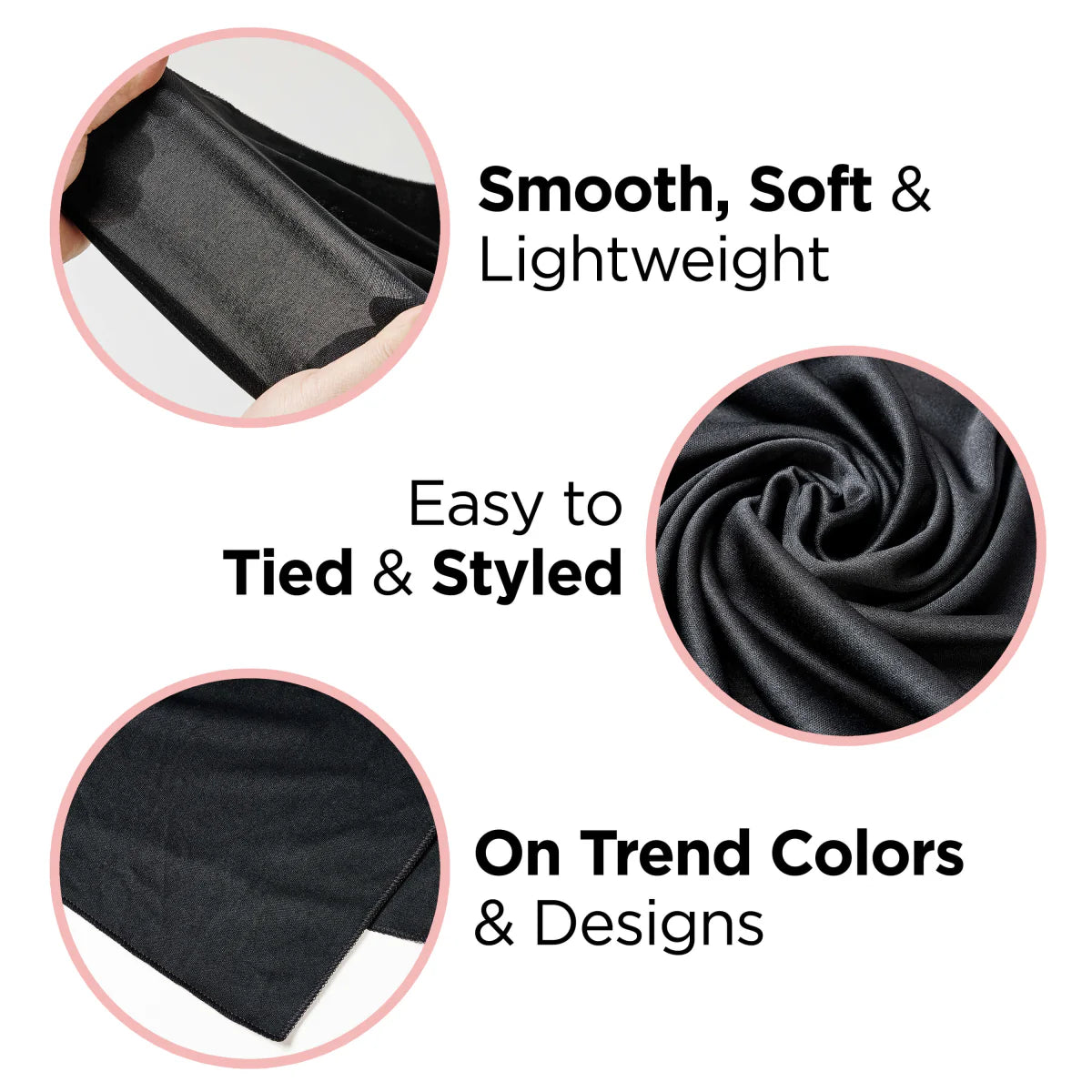 KISS Colors & Care Satin Wrap Scarf - Black-731509842241-LR-354845-5-LR eShop