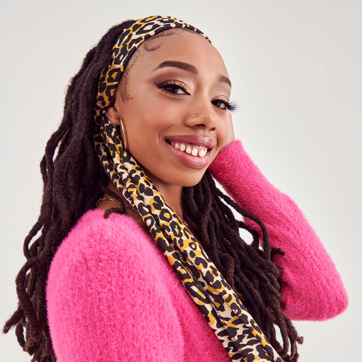 KISS Colors & Care Satin Wrap Scarf - Leopard-731509841978-LR-354833-5-LR eShop