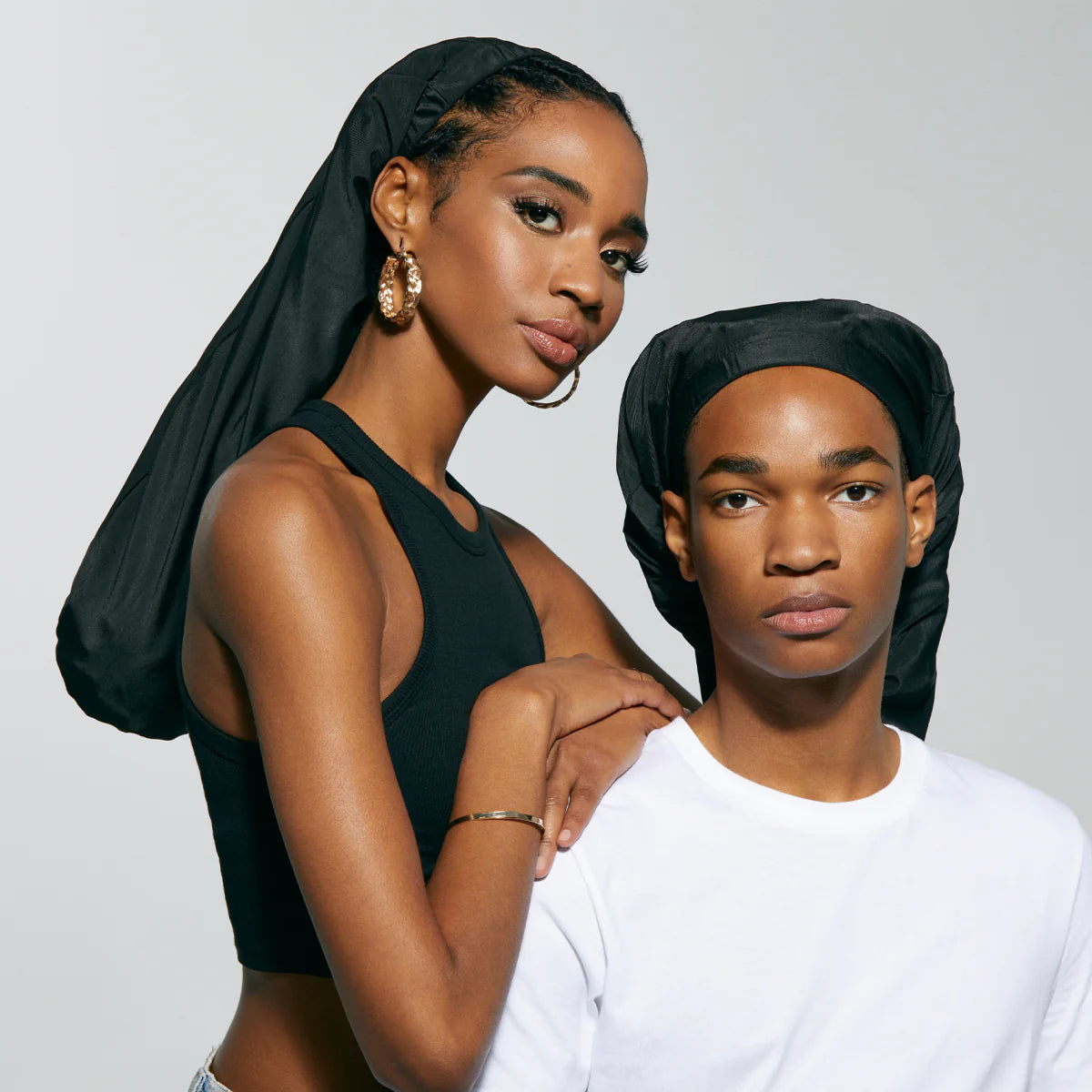 KISS Colors & Care Silky Spandex Braid or Loc Cap, Super Jumbo - Black-731509894486-LR-354874-2-LR eShop