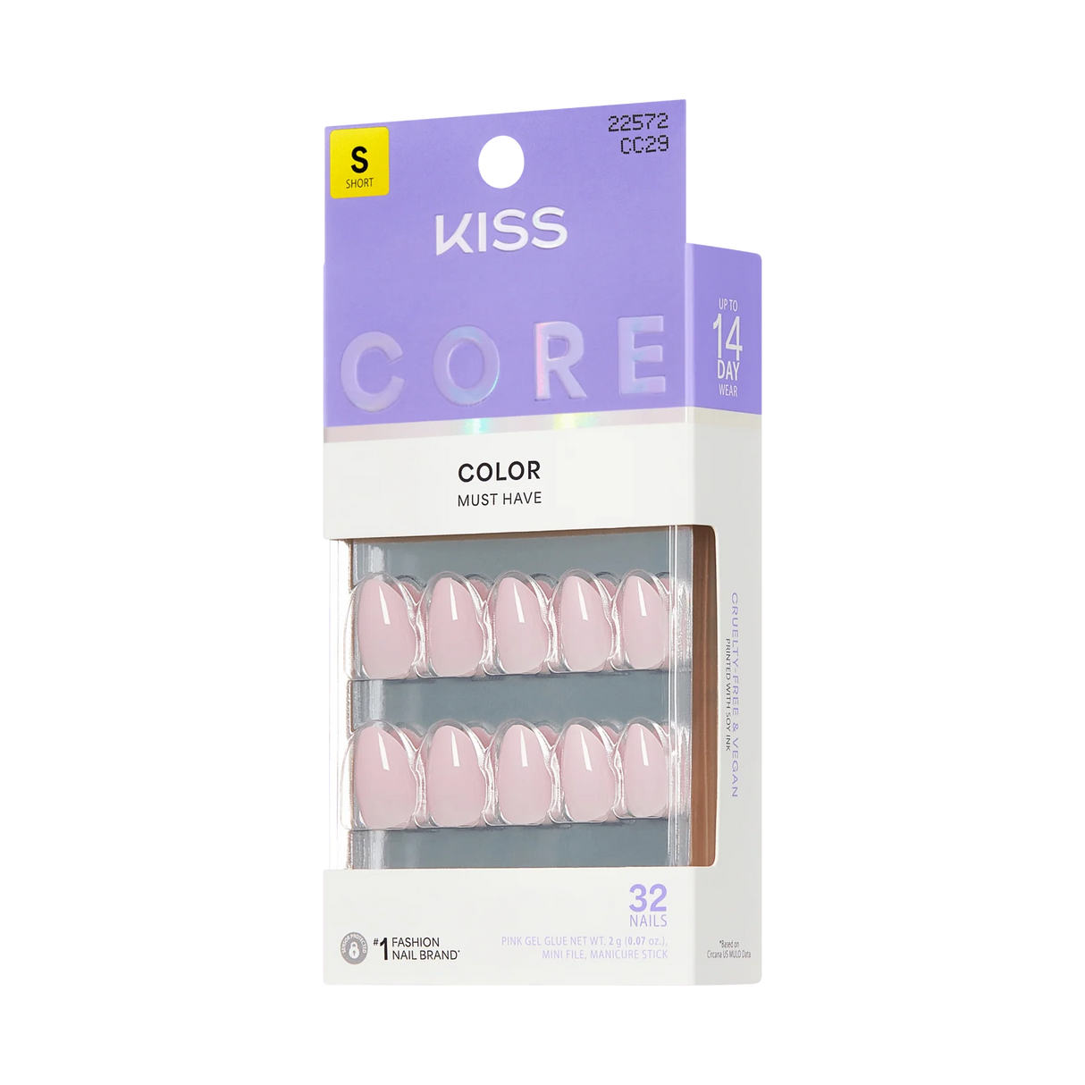 KISS Core Color Premium Faux Nails - Euphonious-731509225723-LR-359981-7-LR eShop