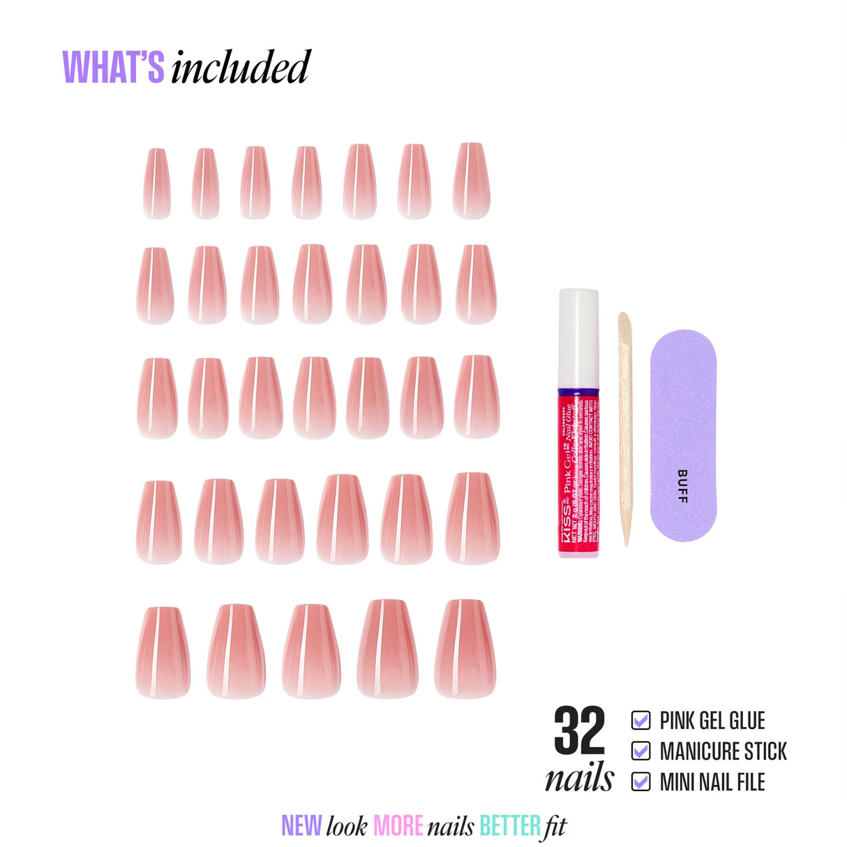 KISS Core Color Premium Faux Nails - Jubilation-731509225662-LR-359977-3-LR eShop