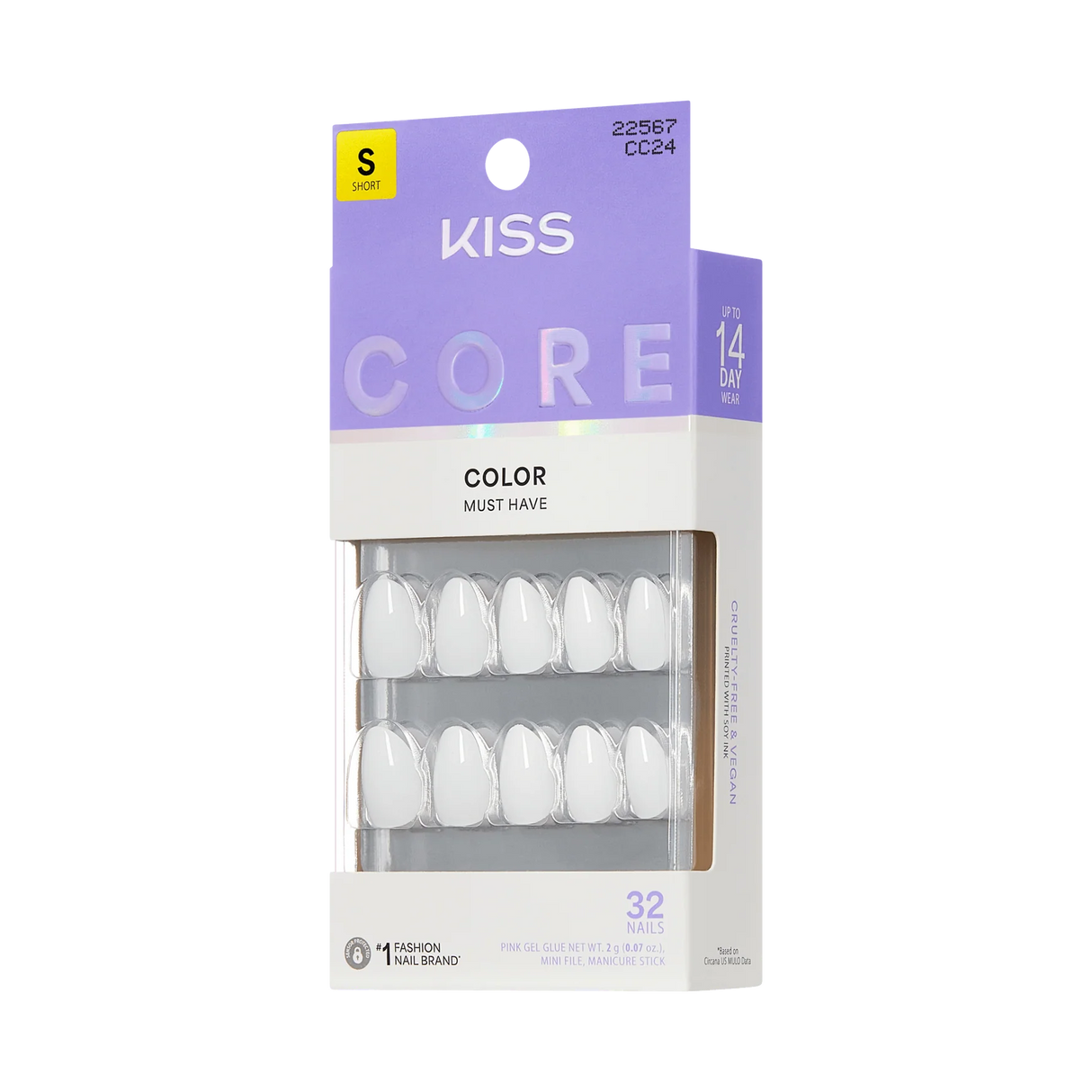 KISS Core Color Premium Faux Nails - Lyrical-731509225679-LR-359978-7-LR eShop