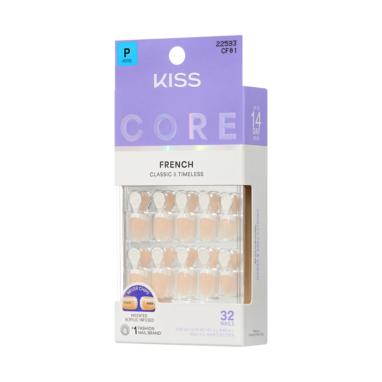 KISS Core French Faux Nail Collection - Perfection-731509225938-LR-359982-8-LR eShop