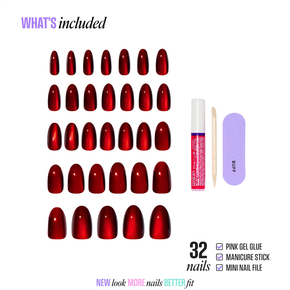 KISS Core Premium Faux Nails - Apple Blossom-731509226522-LR-359994-3-LR eShop