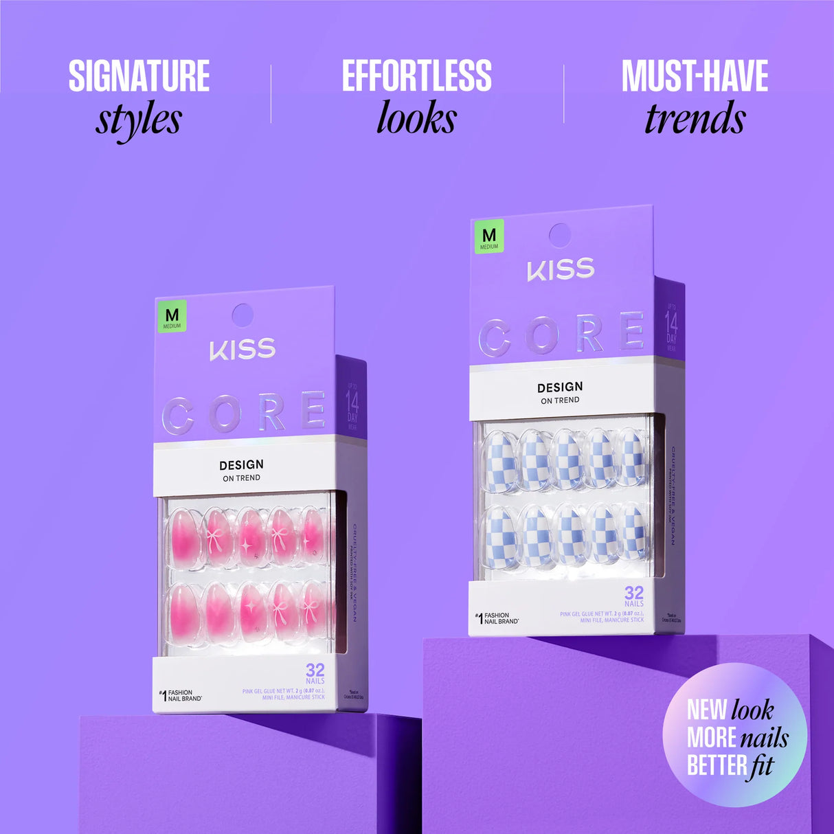 KISS Core Premium Faux Nails - My Time-731509225358-LR-359974-15-LR eShop