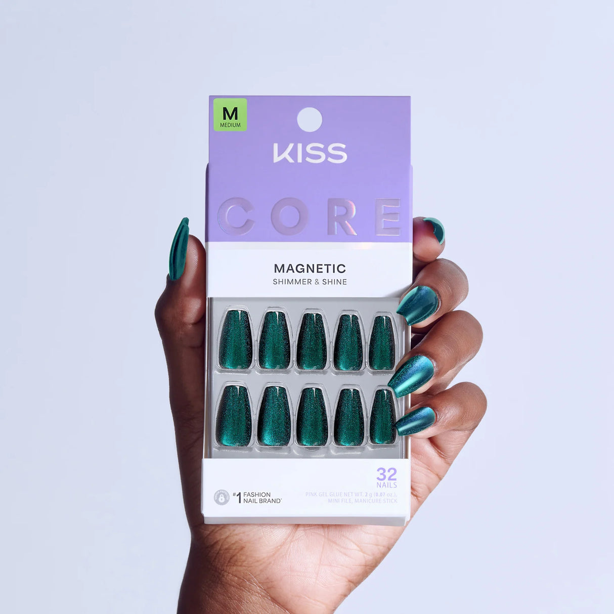 KISS Core Premium Faux Nails - Shimmering-731509226539-LR-359995-3-LR eShop